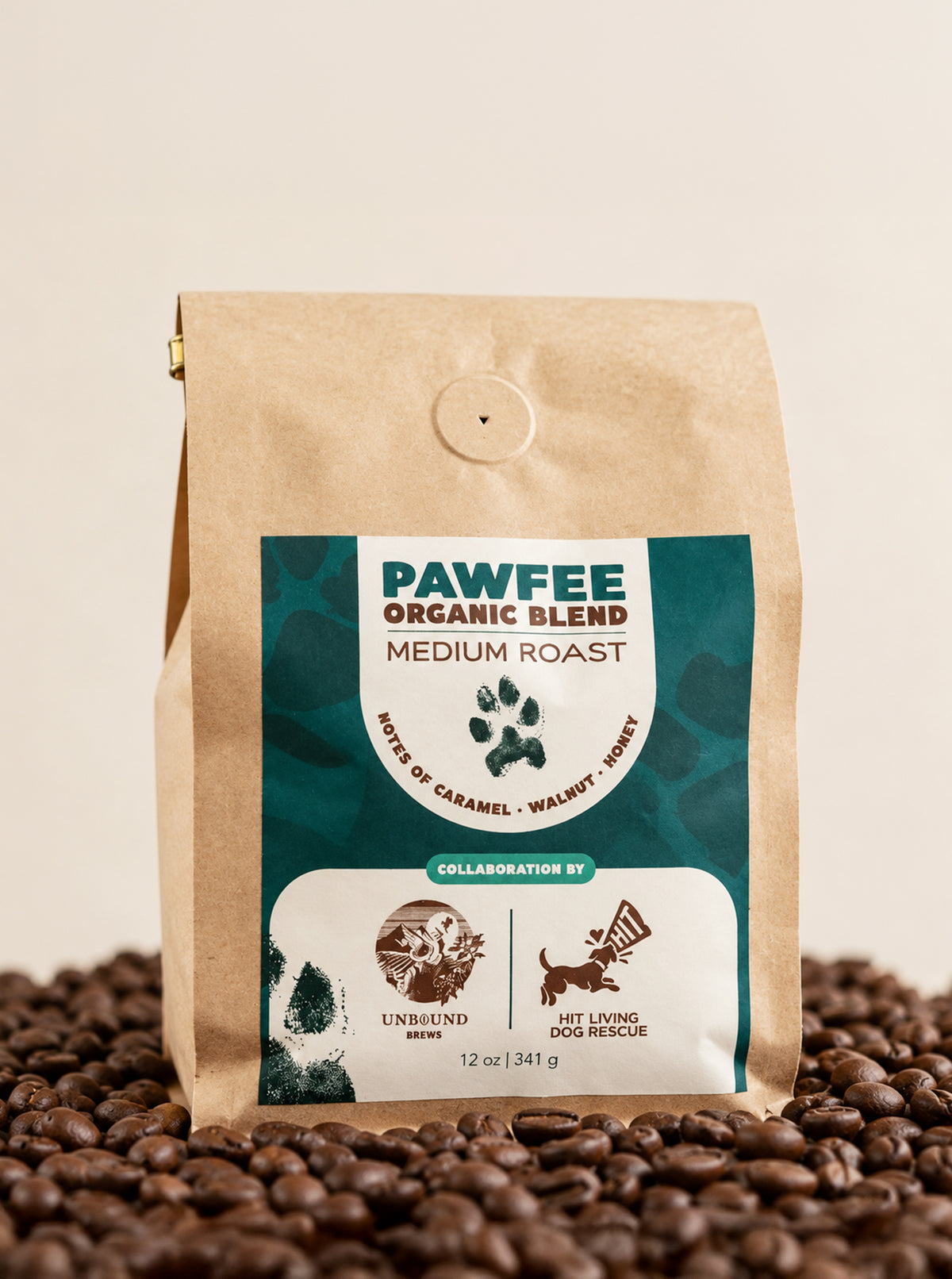 UNBOUND BREWS WHOLE BEAN PAWFEE BLEND